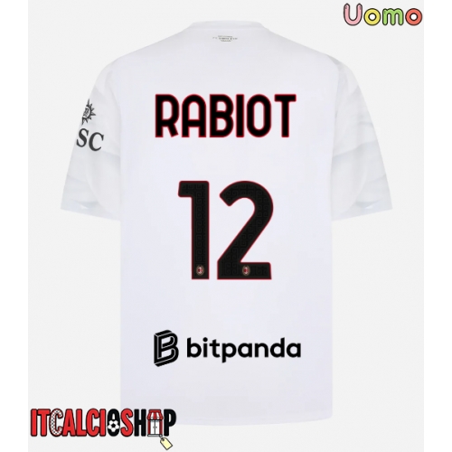 AC Milan Adrien Rabiot #12 Seconda Maglia 2026-27 Manica Corta